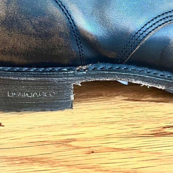 Dsquared2  Brown Leather Lace Up Combat Boots Size 40 EU - Picture 13 of 15